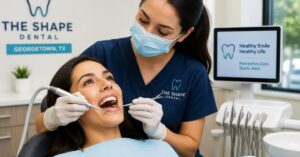 Blog 32 Professional teeth cleaning procedure in Georgetown TX dental clinic