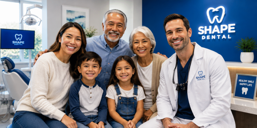 Best Dentist Near Sun City Georgetown TX: Complete Guide to Family Dental Care 8 Happy family receiving care from a trusted Local Dentist Georgetown TX
